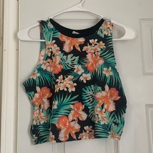 Hawaiian Themed VS PINK Tank